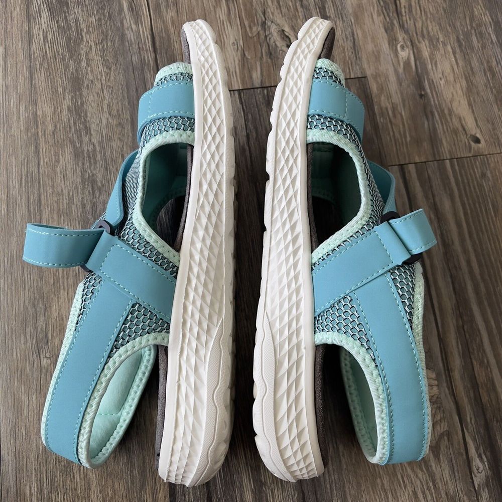 Propet Travelactiv Sport Sandal WST013P Teal Women Size 10 4E New No tags. - Picture 7 of 10
